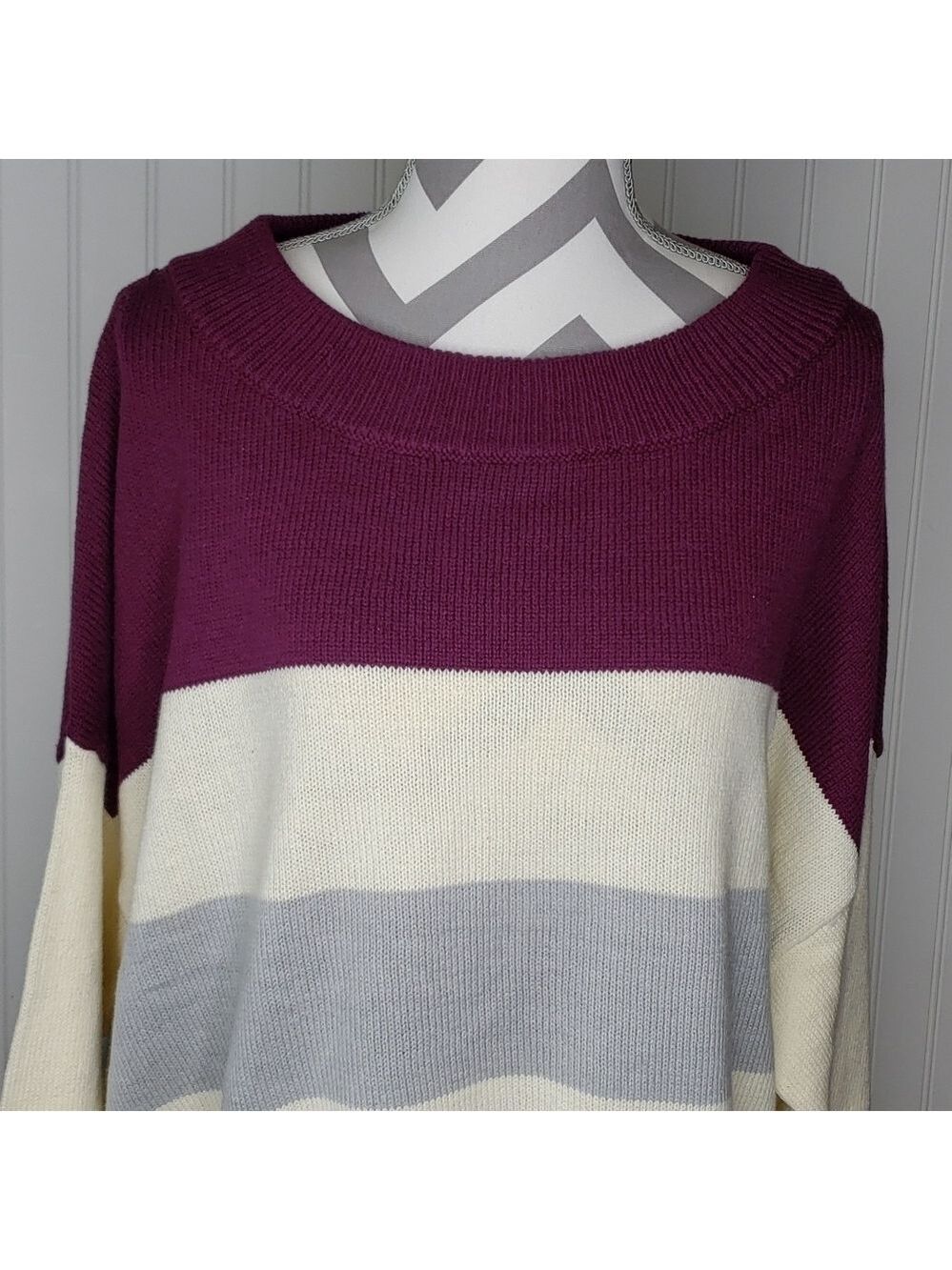 - Lucky Brand Color Block Sweater Size XXL
